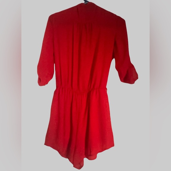 Chic Red Romper - Picture 2 of 2